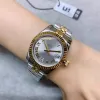 2023 Steel Two Tone Purple Sheel Diamond Dial 31mm Automatic Mechianical Ladies Armswatches Jubilee Strap Sapphire Movement Womens Watches 21