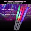 Party Favor LED Light Up Cotton Candy Cones Party Favor Colorful Glowing Marshmallow Sticks Impermeable Glow Festival Gifts Q234