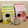 Kattmöbler Scratchers Cat House Scratcher Vertikal kartong slitbeständig katt skrapa husdjurslåda Kull Katttillbehör Toy Pet Furniture Supplies 230621