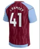 23 24 Diaby Soccer Jerseys PAU RAMSEY WATKINS Chemise de football Set 2023 2024 DOUGLAS LUIZ KAMARA BUENDIA BAILEY Hommes Enfants Kit MCGINN ZANIOLO AsTON VilLaS gardien de but