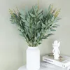 Silk Artificial Willow Bouquet Fake Green Leaves for Wedding Home Garden Vase Decoration Jungle Party DIY Plants Wreath GC2187