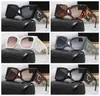 2023 Hot Fashion Accessories occhiali da sole firmati per donna occhiali di lusso popolari occhiali da sole da lettera occhiali da donna moda occhiali da sole in metallo con scatola