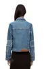 spring womens Jackets denim long sleeve outwear coats casual embroidery jacket coat top222n