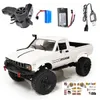 Big size 1/16 2.4G 4WD DIY Crawler Truck RC Car Kit Off-Road Drift Climbing Vehicle Toys Gifts Full Proportional Control RTR car