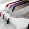 Столовый бегун 1PCS Modern Fashion Table Runner Высококачественные фланелевые алмазные бегуны для свадебной вечеринки Банкет