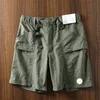 Designers Mens Summer Casual Pants Nylon Side Pockets Technical Utility Belt Quick Dry Shorts