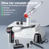 Vakuum 3 i 1 90000PA CAR VACUUM Cleaner Wireless Charging Comprimering Air Duster Handhållen Högeffekt Luftblåsare Duster för Home Office 230621