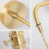 Wall Lamp Simple Brass Japan Style Glass Lights Bedroom Bedside Cafe Restaurant Deco Sconce Light Led Pendant Lamps