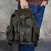 최상층 Cowhide Backpacks 남성 대용량 14 인치 백팩 컴퓨터 가방 230615