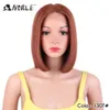 Femme Cosplay synthétique dentelle perruque Cosplay perruque courte Bob droite 12 "couleur jaune dentelle perruque Blonde perruque pour les femmes noires perruque 230524