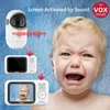 Baby Monitor Camera 3,2 tum Video Baby Monitor med Pan Tilt Camera Wireless Security Night Vision Temperaturövervakning Intercom Nanny Babysitter 230621