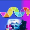 WIFI APP Bluetooth tuya Smart LED Triangle Ambient Night Light RGB Applique TUYA APP Dimmable Voice Control Game Room TV Backdrop Chambre Décor