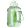 Bottiglie d'acqua da 1700 ml, sicure per uso alimentare, per PC, visibili, trasparenti, con manico portatile, per il fitness, per bere
