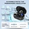 Ear Care Supply 16 kanaler Digitala hörapparater Uppladdningsbart hjälpinformation för Intelligent brusreducering Mini -ljudförstärkare för äldre Audifonos 230621