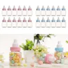 Emballage cadeau 12pcs bébé bouteille conception en plastique boîte à bonbons bouteille garçon bébé douche fête faveurs sacs-cadeaux enfants enfants jouets 230621