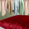 Yastık kasası rahat yastık kılıfı Yatak için anti-akne Yastık kılıfı düz renkli yatak ipek yastık kılıfları ev dekoratif yastık kapağı 230621