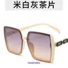 Designer Luxury Brand H Home occhiali da sole in vendita versione coreana della grande montatura alla moda quadrata internet rossa la stessa pianura resistente ai raggi UV e con confezione regalo