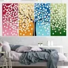 Paintings Four Season Lucky Tree Canvas Painting Landscape Colorful Posters And Prints Wall Pictures For Living Room Decor No Frame 230621