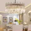 Lustres lustre en cristal moderne pour salle à manger Rectangle décoration de la maison éclairage LED éclairage Manggic