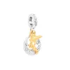 100% 925 серебряного серебра Tinker Tinker Bell Celestial Night Dangle Charm подходит для браслетных бусин для женщин DIY Diefry Gift 925 Charms 2023 Новый