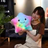 Plush Light - Up Toys 40cm Creative Toy Luminous Pillow Soft Syled Plush Glowing Colorful Stars Cushion LED Light Toys Gift For Children Children Girls Girls Girls 230621