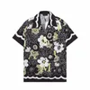 Camisa de grife masculina Camisas de botões estampadas Camisa de boliche Havaí Floral Camisas casuais masculinas slim fit vestido de manga curta camiseta havaiana tamanho asiático M-3XL