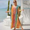 Bohème plage robes Maxi caftans pour femmes 2023 vacances d'été maillot de bain couvertures pour maillots de bain maillot de bain offre spéciale 18