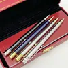 Ballpoint Pens YAMALANG Fine Pole Ballpoint Pen Classic Luxury Brand Metal Resin Business Office Writing Stationery Woman Gift 230621