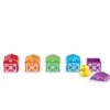 Другие игрушки Montessori Rainbow Collification Подсчет раннего образования Радужный Дом Семейный Семейный палец ручной