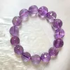 Brins de perles brins 5A améthyste violet clair naturel à facettes rares 8-13mm perles Bracelet de haute qualité précieux cadeau de guérison Raym22