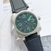 새로운 럭셔리 남성 시계 3 스티치 46mm 크기 자동 기계식 시계 디자이너 손목 시계 고품질 최고 브랜드 가죽 스트랩 패션 선물 012