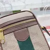 Luxury Designer Shoulder Bags Women Vintage Mobile Phone Messenger Bag Canvas Leather Handbags Ladies Tote Purse men canvas crossbody Outdoor bag Envelope package