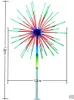 Luz de fogos de artifício LED Lâmpada de luz de árvore de Natal 20 peças Ramos 1,8 m de altura À prova de chuva Uso ao ar livre Gota