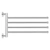 Towel Racks Stainless Steel 4 Swivel Towel Bars Hanger Bathrobe Towel Rack Bar Rail Hanger Towel Holder 4 Bars Bathroom Rack Wall Mounted 230621