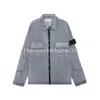 Modemärke Design Mens Jacket Side Badge Brodery Letter Zipper Coat Vintage Casual Multi Pocket Jacket Coat