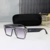 2023 New Fashion Sunglass Luxury PC Frame Designer Men Women Classic Popular UV Protection Shading Pattern Lens Sunglasses With Box Off-32056