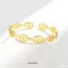 8A Designer all'ingrosso H Braccialetti domestici ONLINE SHOP INS Bracciale per maiale vento freddo Bracciale femmina Brass.