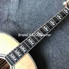 جميع الخشب الصلب J200AA Jumbo Acoustic Guitar Congle Conval 41 بوصة abalone inlays الصلبة الغيتار الكهربائي Cocobolo