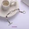 Brand Designer H home Bracelets online shop 925 Sterling Silver OT Buckle Pig Nose Bracelet Female Trendy Small and Popular Hip Hop Jump Di Internet R With Gift Box