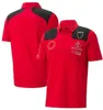 جديد تي شيرت فريق F1 Racing Lapel Polo Summer Team مع نفس العرف