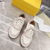 Luxury Designer Match Lace Up Casual Shoes Women Sneaker Vintage Suede Beige stötdämpande material Skate Low-Tops Outdoor Flat Sneakers Shoes