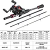 Spinning Rods Sougayilang Casting Reel och Rod Set 18m 21m kolfiber Lure Max Drag 8 kg för baspike öringfiske tackling 230621