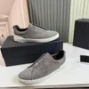 Luxury Leather Shoes Designer Men's Casual Shoes Dzheniya Shoes Canvas Partner Sportskor TPU Non-Slip Breattable Sports Shoes.