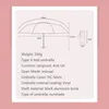 Umbrellas Mini Sun Umbrella Pocket Rain Anti UV 6Folding Parasol Portable Lightweight Women Men Sunshade for Travel 230621