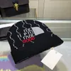 Novo gorro de designer de moda chapéu térmico de carta de outono masculino gorro de esqui de inverno feminino boné de caveira de alta qualidade preto luxo casual quente chapéus de malha