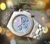 Multi Styles Choosing Top Brand Mens Watches One Two Three Eyes Designer Clock Automatic Quartz Movement auto date men High-end quality business casual watch gifts