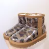 Малыши детские сапоги Uggi Австралия теплые ботинки мальчики мини -девочки снежные туфли детские детские дизайнерские зимние пинетки молодежь