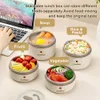 Bento Boxes WORTHBUY Thermal Lunch Box Portable Insulated Container With Bag Microwave Safe 188 Stainless Steel Food 230621