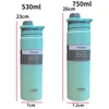 Bottiglie d'acqua 530750ML Bottiglia termica Tyeso Tazza da caffè in acciaio inossidabile Boccetta da vuoto Isolata Sport Travel Thermos Cup Bollitore 230621