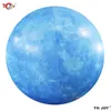 Воздушные воздушные шары бесплатно воздух 2 М воздухонепроницаемые надувные 8 планет со светодиодным светодиодным висящим вселенной сферы луна солнечный земля для украшения 230621